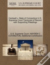 Capa do artigo Cantwell V. State Of Connecticut U.S. Supreme Court Transcript Of Record With Supporting Pleadings