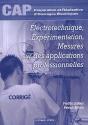 Cap Préparation Et Réalisation D'Ouvrages Électriques ; Électrotechnique, Expérimentation, Mesures Sur Des Applications Professionnelles ; Corrigé - Preview