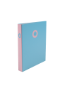 Capa A4 2 Argolas Lombada Estreita Campus Moonflower - Preview