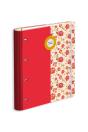 Capa A4 4 Argolas com Recarga Lombada 7 Vincos Moonflower - Preview