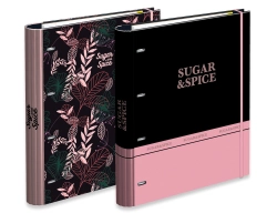 Capa do artigo Capa A4 4 Argolas Lombada 7 Vincos Rec+Ind Sugar&Spice 24