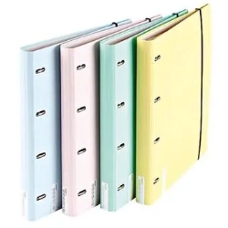 Capa do artigo Capa A4 com recarga e aba Emboss cores pastel ANCOR (1 unidade aleatória))