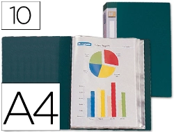 Capa do artigo Capa catalogo liderpapel 10 bolsas din a4 verde
