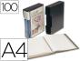 Capa catalogo liderpapel 100 bolsas din a4 preta com caixa - Preview
