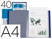 Capa do artigo Capa catalogo liderpapel 40 bolsas din a4 azul translucido
