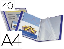 Capa do artigo Capa catalogo liderpapel 40 bolsas din a4 azul