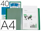 Capa do artigo Capa catalogo liderpapel 40 bolsas din a4 verde translucido