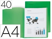 Capa do artigo Capa catalogo liderpapel 40 bolsas polipropileno din a4 verde translucido