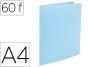Capa catalogo liderpapel 60 bolsas polipropileno din a4 celeste opaco - Preview