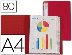 Capa do artigo Capa catalogo liderpapel 80 bolsas din a4 vermelha