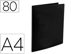 Capa do artigo Capa catalogo liderpapel 80 bolsas polipropileno din a4 preto opaco