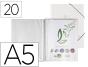 Capa catalogo liderpapel com espiral 20 bolsas polipropileno din a5 transparente - Preview