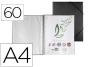 Capa catalogo liderpapel com espiral 60 bolsas polipropileno din a4 preto - Preview