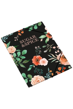 Capa do artigo Sugar&Spice 2023 Notebook Cover with Elastic Bands