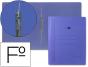 Capa de cartolina azul, folio com ferragem especial - Preview