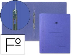 Capa do artigo Capa de cartolina azul, folio com ferragem especial