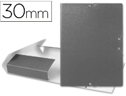 Capa do artigo Capa elasticos para projetos lombada 3 cm cinza