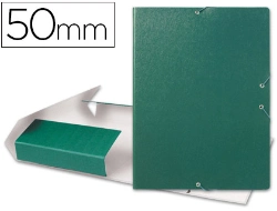 Capa do artigo Capa elasticos para projetos lombada 5 cm verde