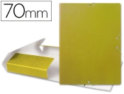 Capa do artigo Capa elasticos para projetos lombada 7 cm amarela