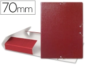 Capa do artigo Capa elasticos para projetos lombada 7 cm vermelha