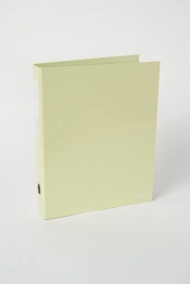 Capa do artigo Capa Pastel A4 2 Argolas Lombada Estreita Verde