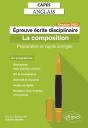 Capes Anglais : Épreuve Écrite Disciplinaire. Session 2022. La Composition. Préparation Et Sujets Corrigés - Preview