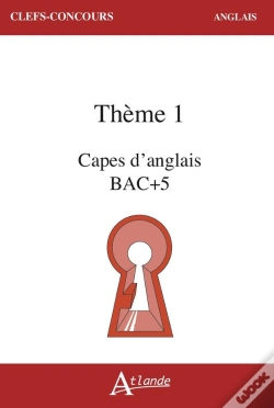 Capa do artigo Capes D'Anglais Bac + 5 Thème 1