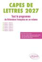 Capes De Lettres 2027 - Tout Le Programme De Littérature Française En Un Volume - Preview