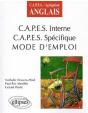Capes Interne - Capes Spécifique - Mode D'Emploi - Preview