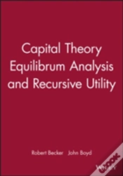 Capa do artigo Capital Theory Equilibrum Analysis And Recursive Utility