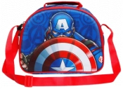 Capa do artigo Capitão América Patriot Lancheira 3D, Multicolorido