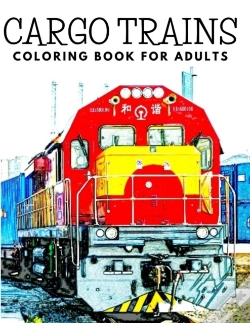 Capa do artigo Cargo Trains Coloring Book For Adults