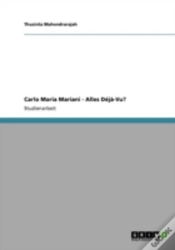 Capa do artigo Carlo Maria Mariani - Alles Da(C)Ja -Vu?