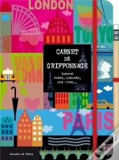 Carnet De Griffonnage Paris, Londres, New York...