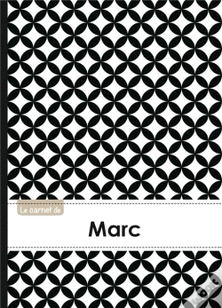 Capa do artigo Carnet Marc Lignes,96p,A5 Rondsnoiretblanc