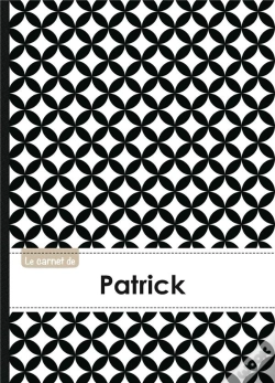 Capa do artigo Carnet Patrick Lignes,96p,A5 Rondsnoiretblanc