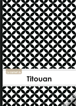 Capa do artigo Carnet Titouan Lignes,96p,A5 Rondsnoiretblanc