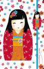 Carnets Elastique Avec Poupee Japonaise 2 - Preview
