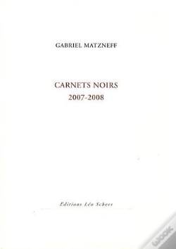 Capa do artigo Carnets Noirs (2007-2008)