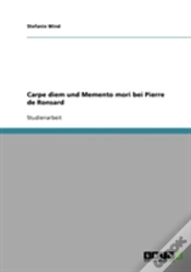 Capa do artigo Carpe Diem Und Memento Mori Bei Pierre De Ronsard