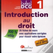 Carres Dcg 1 - Introduction Au Droit 2014-2015, 2eme Edition