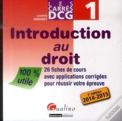 Capa do artigo Carres Dcg 1 - Introduction Au Droit 2014-2015, 2eme Edition