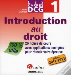Capa do artigo Carres Dcg 1 - Introduction Au Droit