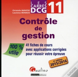 Capa do artigo Carres Dcg 11 - Controle De Gestion 2015-2016, 4eme Ed.