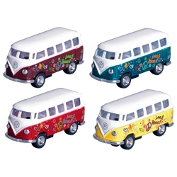 Capa do artigo Carrinha Vw Classico Bus (1962) Miniatura 1:64 6,5Cm Sortido Goki 12087