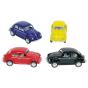 Carro Vw Beetle Classico (1967) Miniatura 1:64 6,5Cm Sortido Goki 12099 - Preview