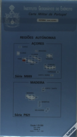 Capa do artigo Carta Militar de Portugal - Açores (esc.1:25,000) nº 6 - FEITEIRA (FAIAL)