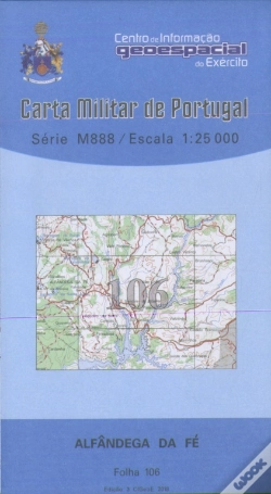 Capa do artigo Carta Militar de Portugal (esc.1:25,000) nº 106 - ALFANDEGA DA FÉ