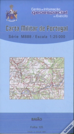 Capa do artigo Carta Militar de Portugal (esc.1:25,000) nº 125 - BAIÃO