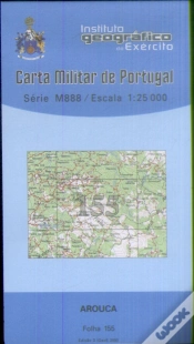 Capa do artigo Carta Militar de Portugal (esc.1:25,000) nº 155 - AROUCA